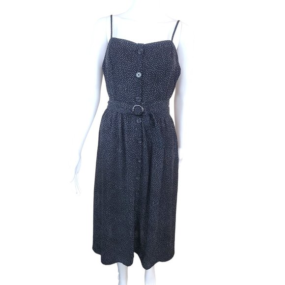 Express Polka-Dot Spaghetti Strap Sundress Size Med - Picture 2 of 7